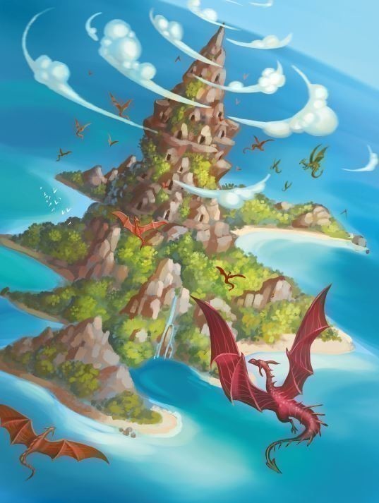 L'ile Aux Dragons - Braise