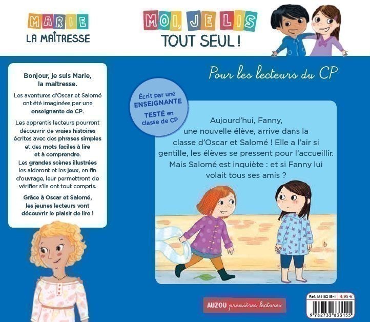 MOI JE LIS TOUT SEUL T6 (LA NOUVELLE ELEVE)