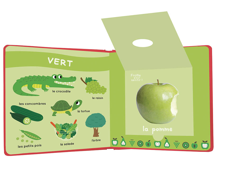 LES FRUITS- MON LIVRE DES ODEURS ET DES COULEURS