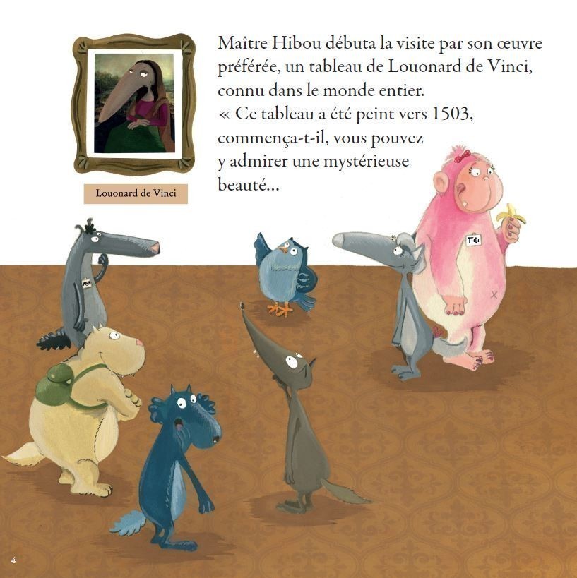 LE LOUP QUI ENQUETAIT AU MUSEE