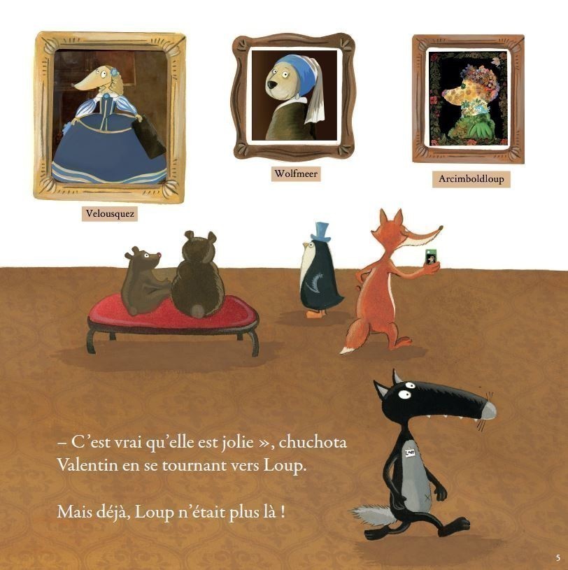 LE LOUP QUI ENQUETAIT AU MUSEE