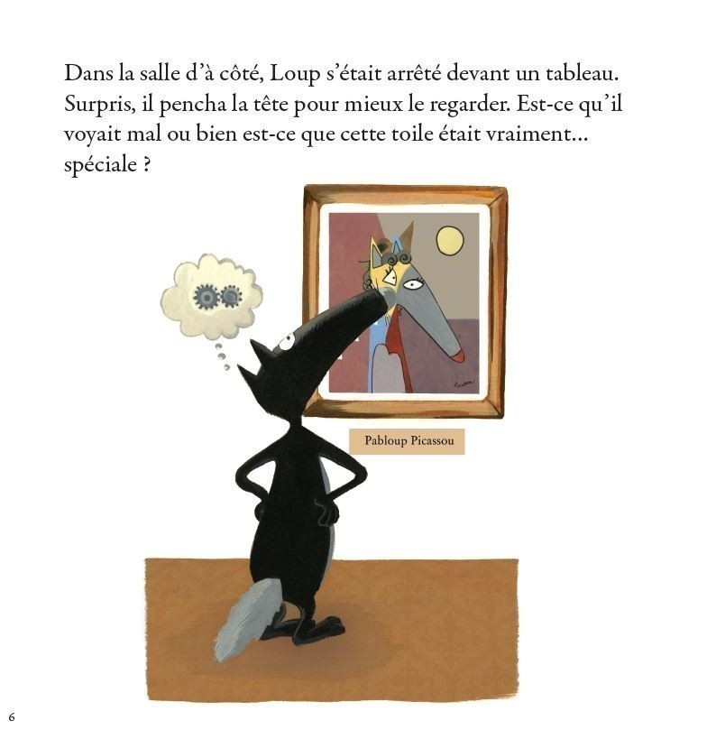 LE LOUP QUI ENQUETAIT AU MUSEE