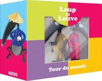 FIGURINES LOUP ET LOUVE - SPECIAL TOUR DU MONDE