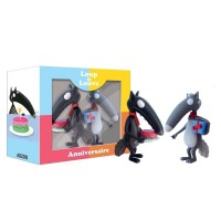 FIGURINES LOUP ET LOUVE - SPECIAL ANNIVERSAIRE