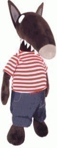 Peluche Loup (Taille Moyenne)