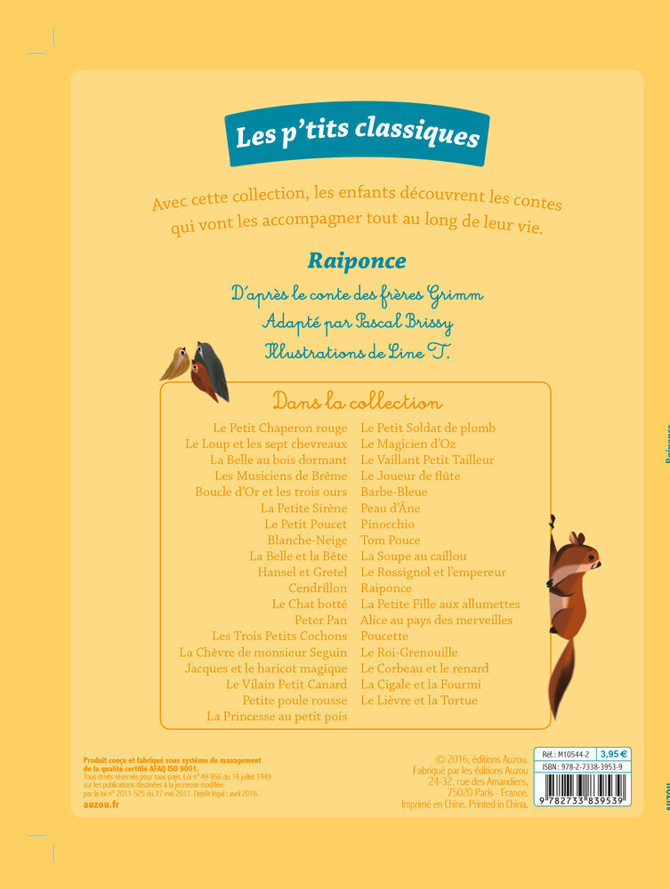 Les P'tits Classiques - Raiponce