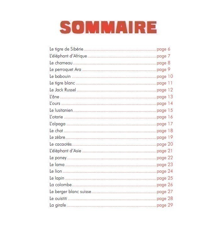 Les Animaux Du Cirque