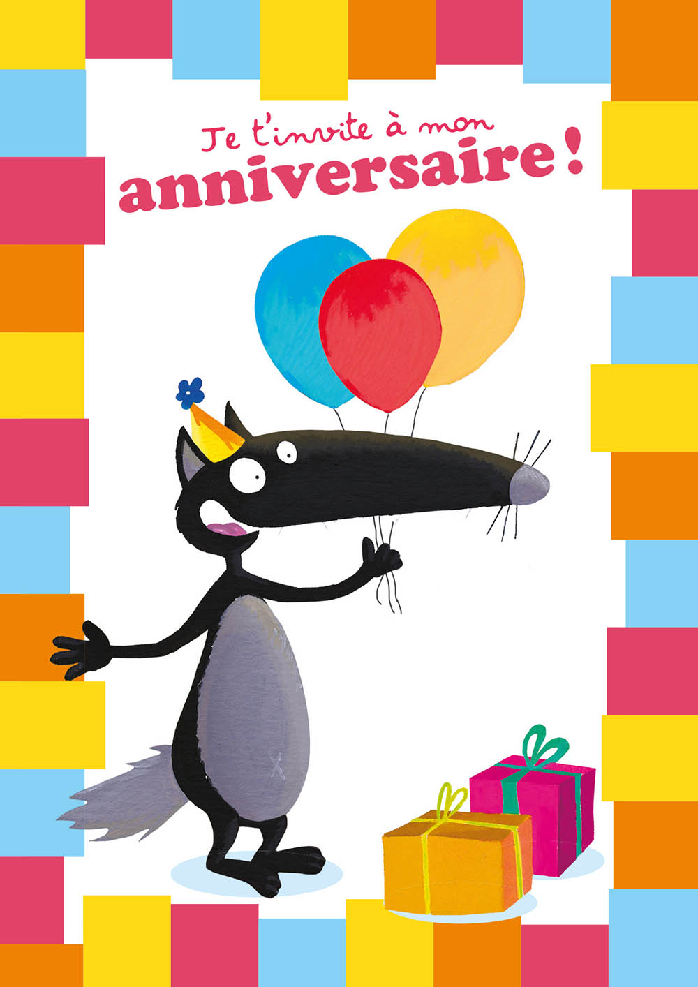 Pack De 8 Cartes D'anniversaire Loup