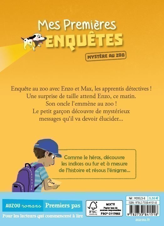 Mes Premières Enquêtes - Tome 2 - Mystère Au Zoo