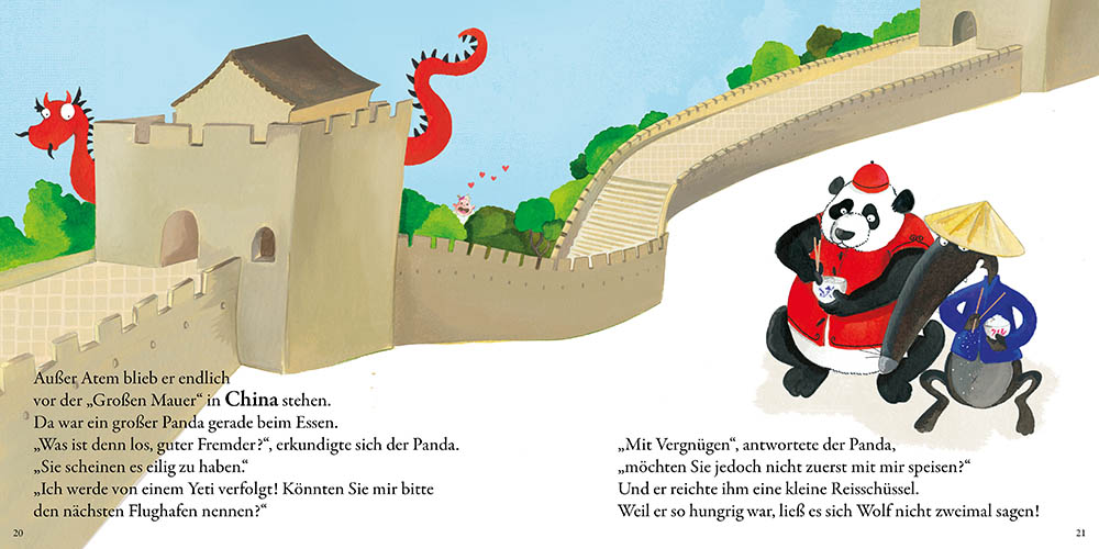 DER WOLF DER EINE WELTREISE MACHEN WOLLT