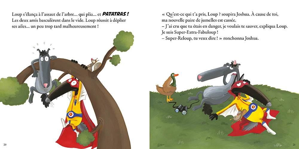 LE LOUP QUI VOULAIT ETRE UN SUPER HEROS