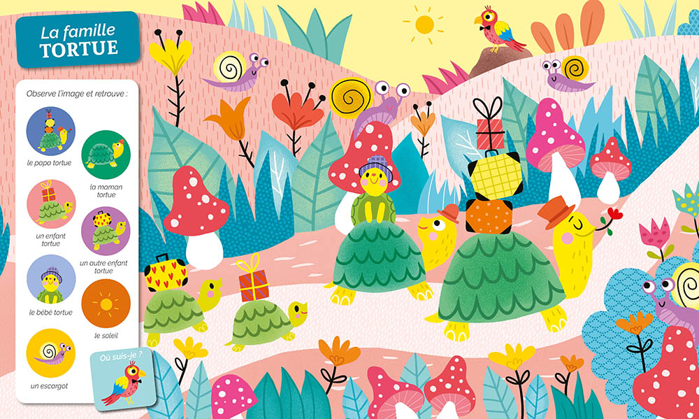 CHERCHE ET TROUVE DES TOUT PETITS DANS LES COMPTINES