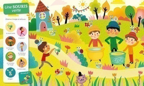 CHERCHE ET TROUVE DES TOUT PETITS DANS LES COMPTINES