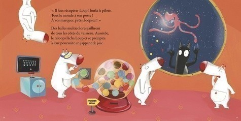 LE LOUP QUI AVAIT LA TETE DANS LES ETOILES
