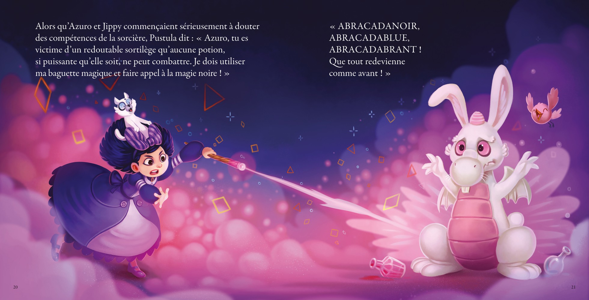 AZURO ET LA SORCIERE (GRAND FORMAT)