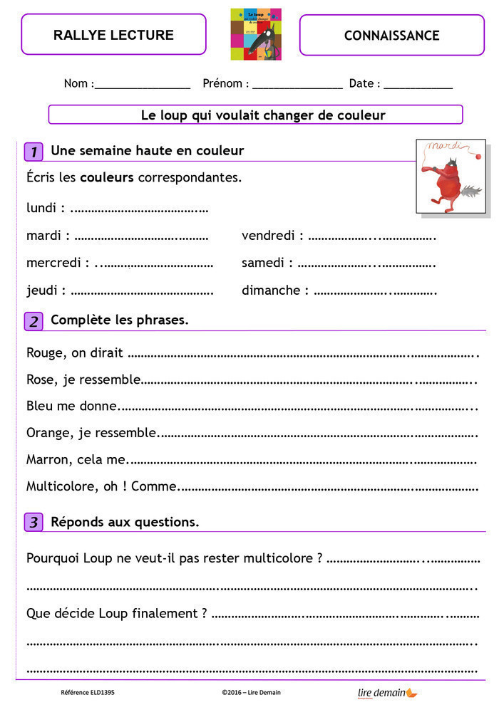 RALLYE LECTURE - LOUP (FICHIER SEUL)