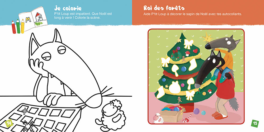 Mon Cahier D'activites P'tit Loup - Special Noel
