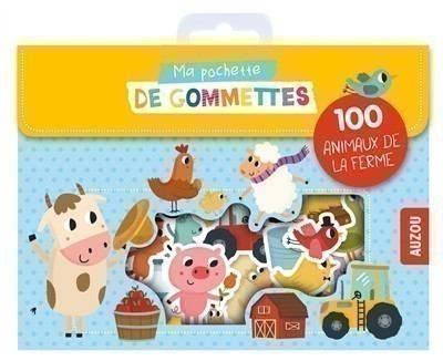 100 ANIMAUX DE LA FERME (GOMMETTES)