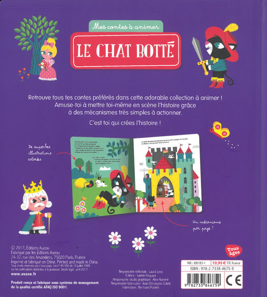 Contes À Animer - Le Chat Botté (Coll. Mes Contes À Animer)