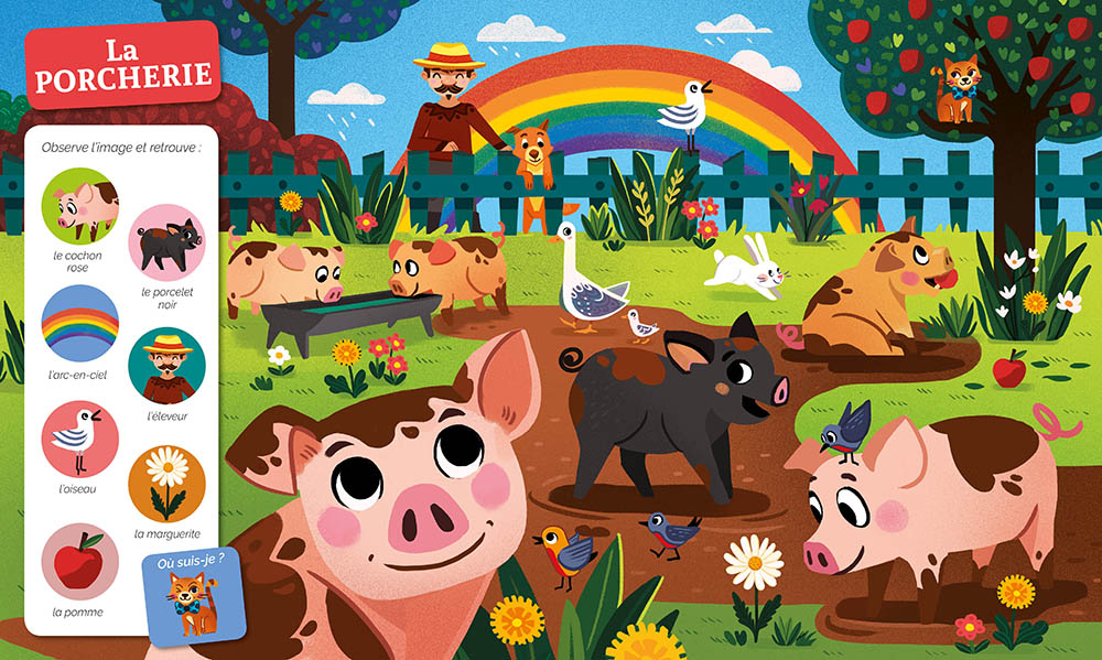 CHERCHE ET TROUVE DES TOUT-PETITS A LA FERME