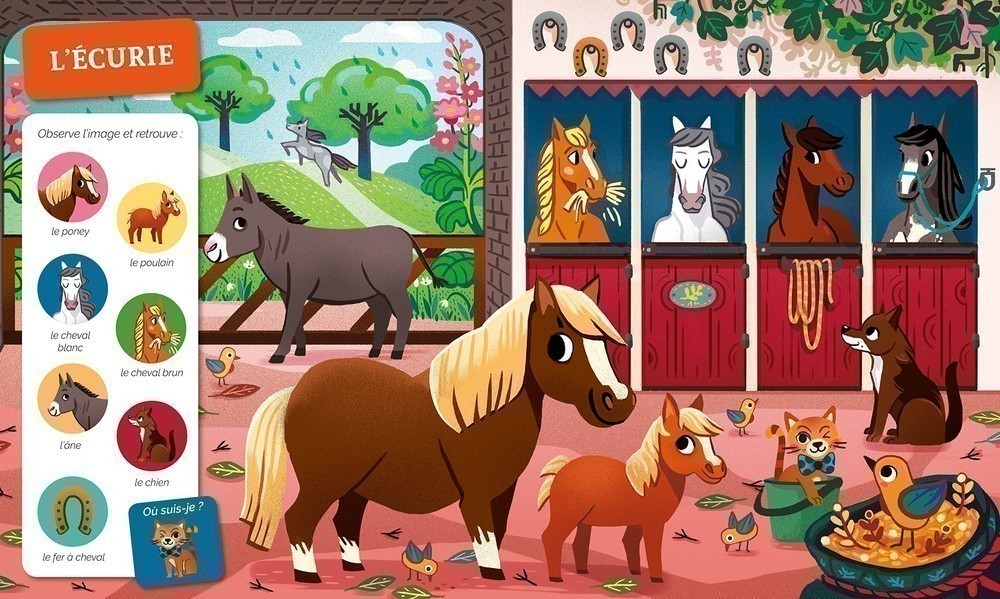 CHERCHE ET TROUVE DES TOUT-PETITS A LA FERME