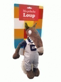 Ma Peluche Loup Habillée - Salopette