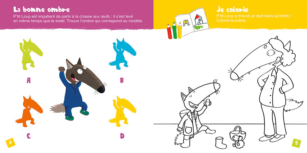 Mon Cahier D'activites P'tit Loup - Special Pâques