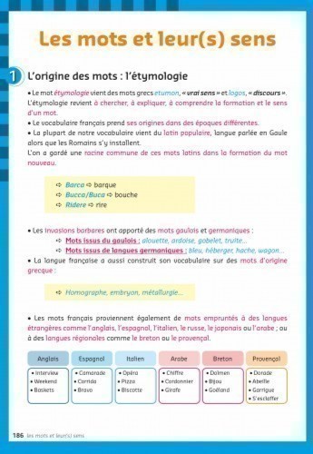 LE FRANCAIS AU COLLEGE, C