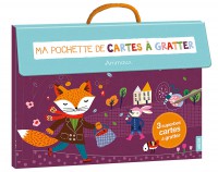 MA POCHETTE DE CARTES A GRATTER - ANIMAUX (COLL. MA POCHETTE D'ARTISTE)