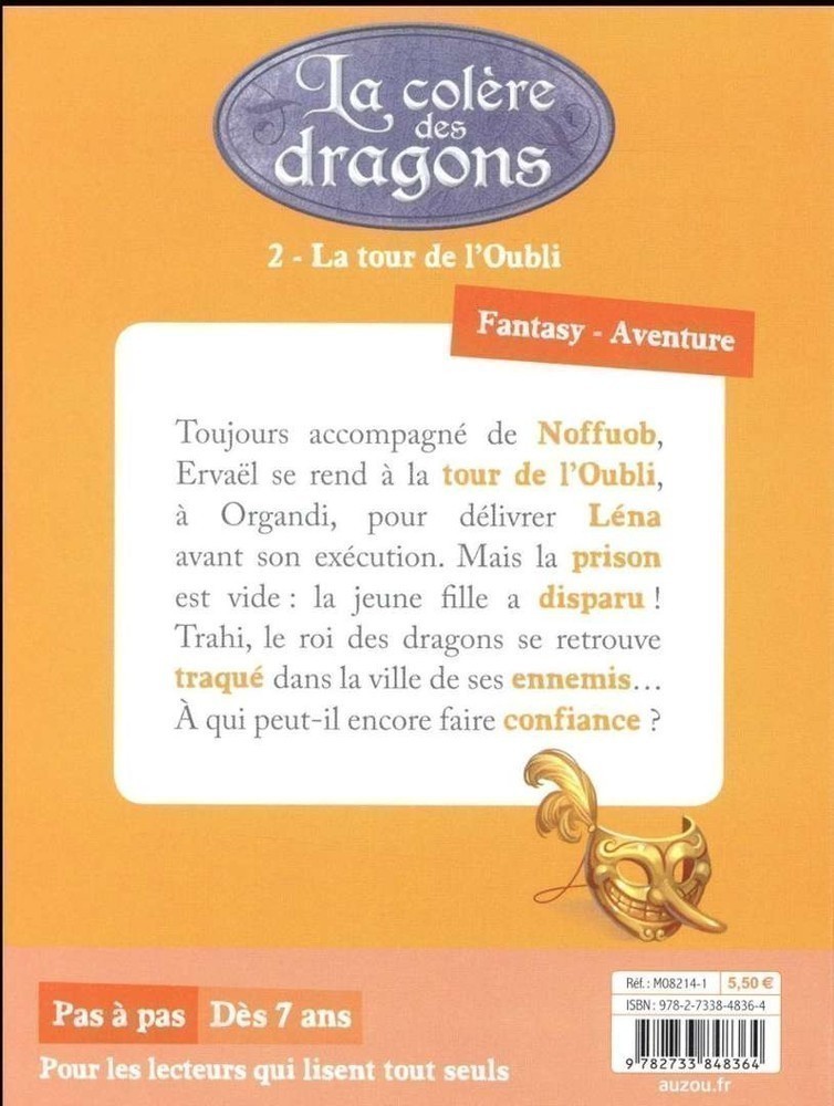 La Colère Des Dragons - La Tour De L'oubli - Tome 2