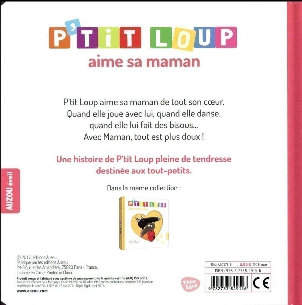P'tit Loup Aime Sa Maman