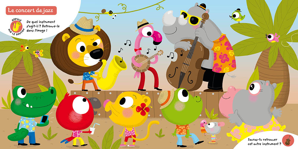 ECOUTE ET CHERCHE LES INSTRUMENTS DE MUSIQUE