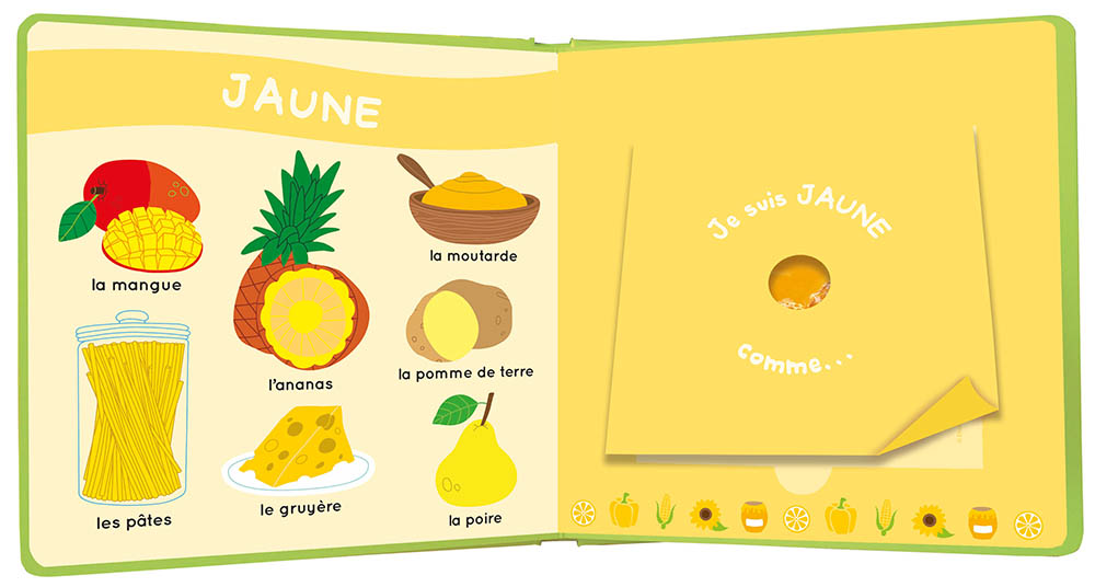 LE MARCHE - MON LIVRE DES ODEURS ET DES COULEURS