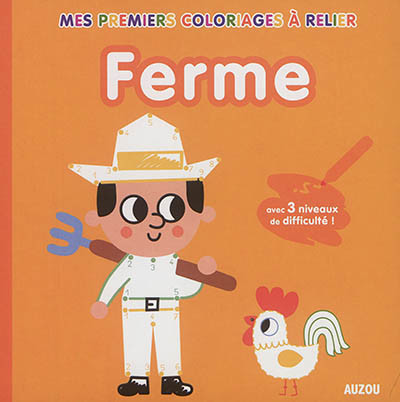 Mes Premiers Coloriages - Points À Relier - La Ferme