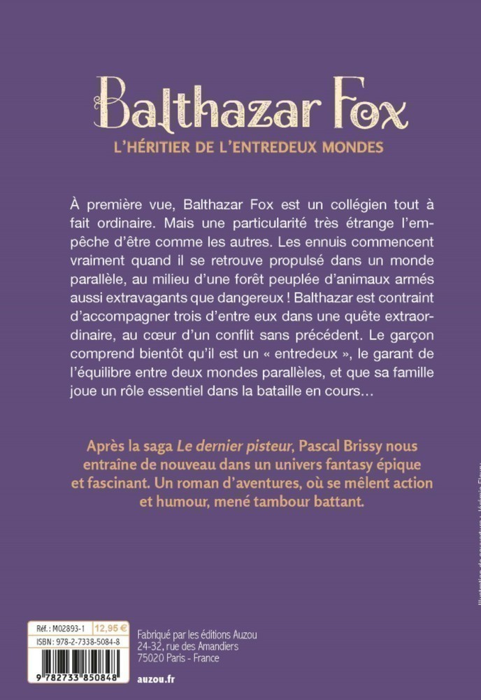 Balthazar Fox - L'héritier De L'entredeux Mondes