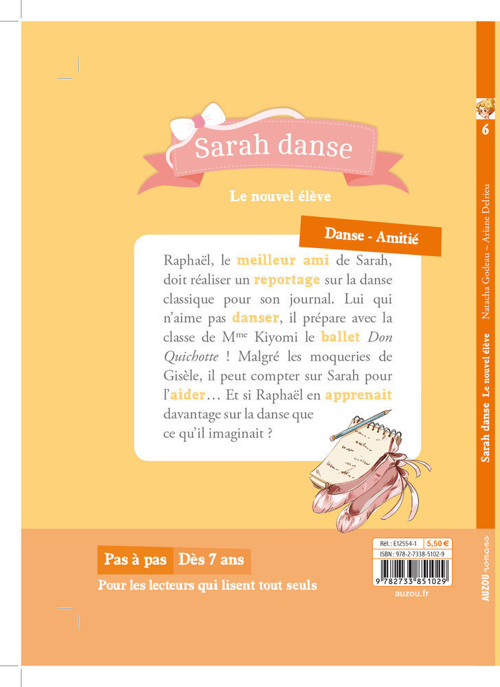 SARAH DANSE T6 (LE NOUVEL ELEVE)