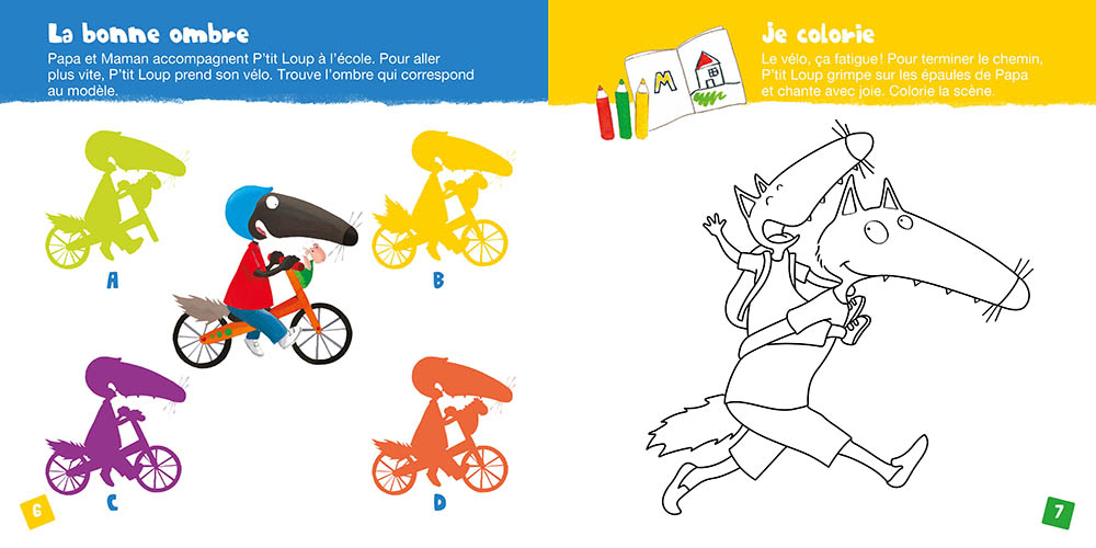 Mon Cahier D'activités P'tit Loup - À L'école Mon Cahier D'activités P'tit Loup - À L'école