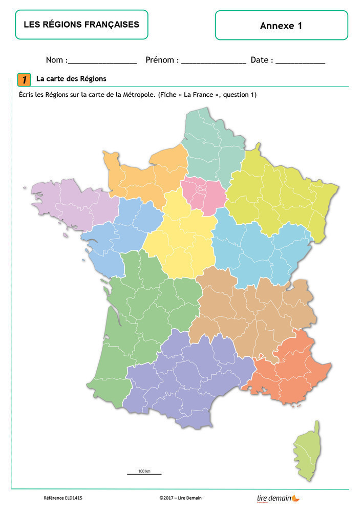 RALLYE DOC - LES REGIONS FRANCAISES (FICHIER SEUL)