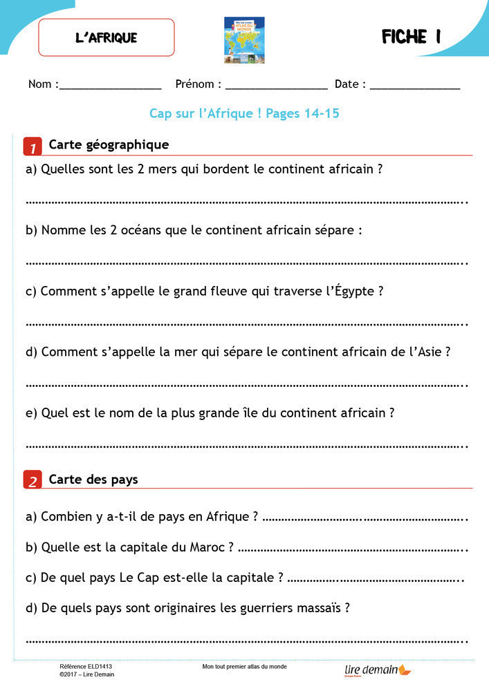 RALLYE DOC - MON TOUT PREMIER ATLAS DU MONDE (FICHIER SEUL)