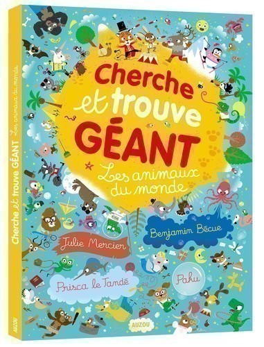 CHERCHE ET TROUVE GEANT-ANIMAUX DU MONDE