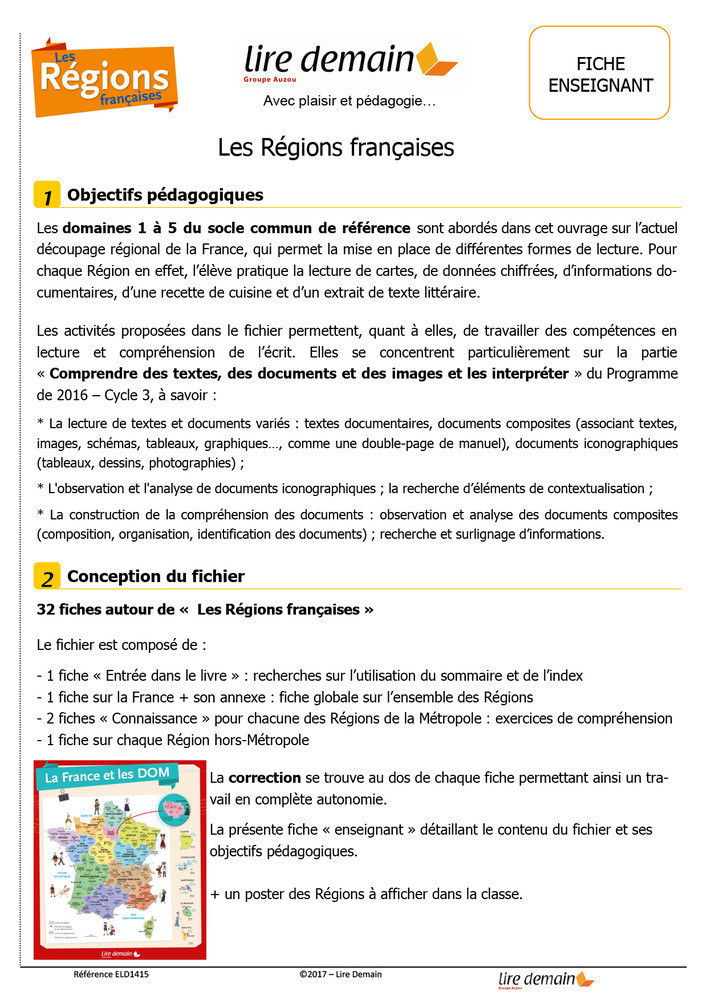 RALLYE DOC - LES REGIONS FRANCAISES (25 EX)