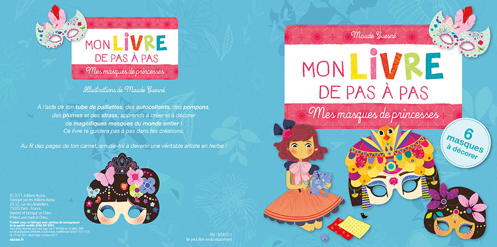 Mes Masques De Princesses Du Monde Nouvelle Edition Coll.ma Valisette D'artiste