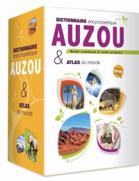 Coffret dictionnaire encyclopédique auzou et atlas du monde