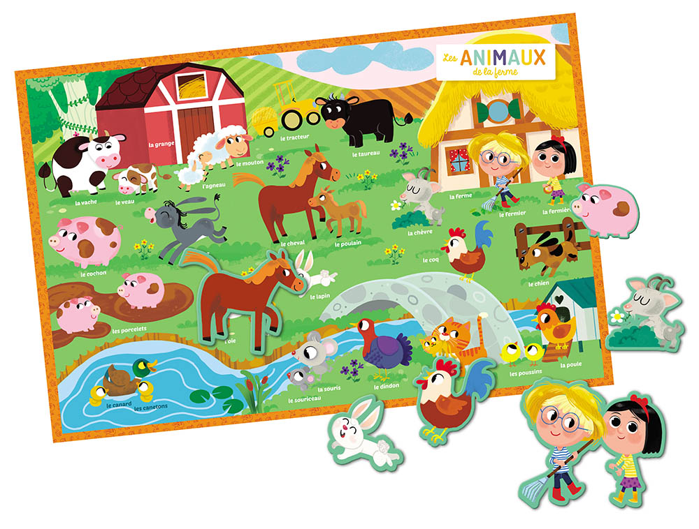 Ma Première Pochette D'aimants Animaux De La Ferme