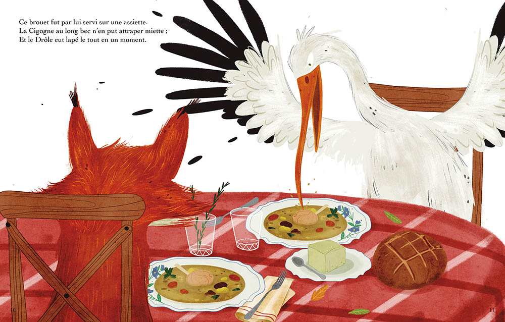 Le Renard Et La Cigogne