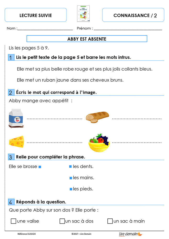 LECTURE SUIVIE - MATHEO SE DEPECHE / ABBY EST ABSENTE (50 EX)