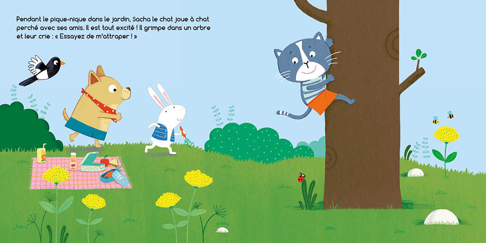Sacha Joue A Chat Perche