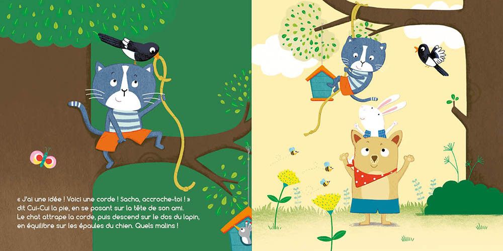 Sacha Joue A Chat Perche