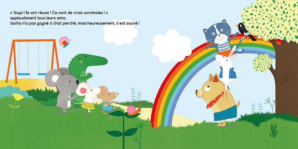 Sacha Joue A Chat Perche