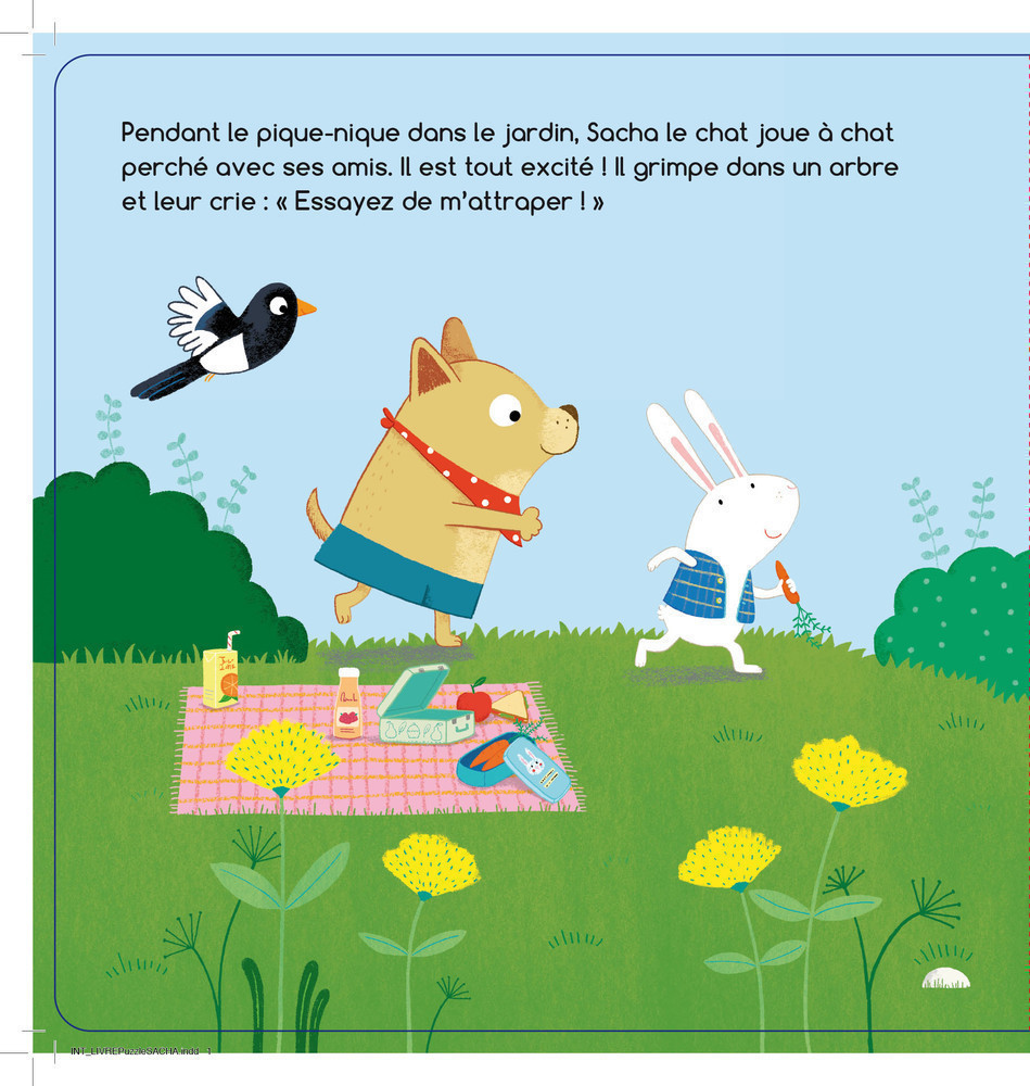 Sacha Joue À Chat Perché